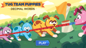 Puppy Pull Decimals